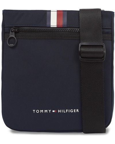 Tommy Hilfiger Umhängetasche Th Skyline Stripe Mini Crossover Am0Am12090 - Blau