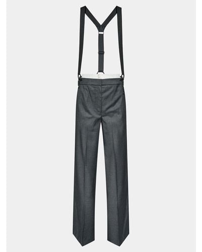Remain Stoffhose W. Suspenders 500362514 Straight Fit - Grau