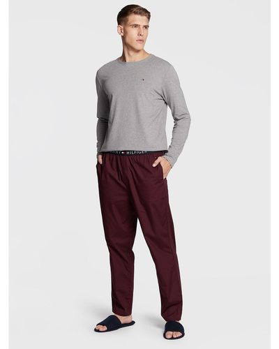Tommy Hilfiger Pyjama Um0Um02685 Regular Fit - Grau