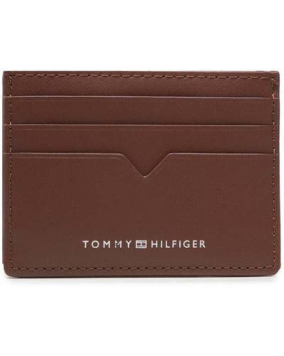 Tommy Hilfiger Kreditkartenetui Th Modern Leather Cc Holder Am0Am10616 Ges - Braun