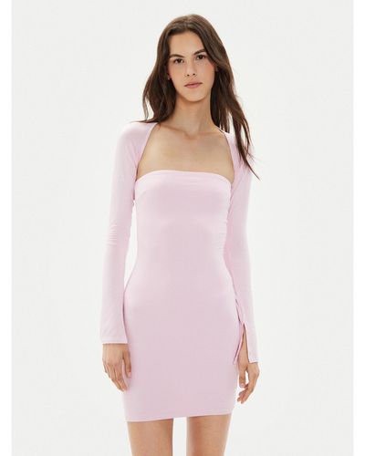 Gina Tricot Kleid Für Den Alltag 23511 Slim Fit - Pink