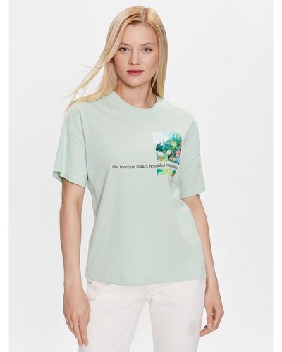 S.oliver T-Shirt 2130597 Grün Loose Fit
