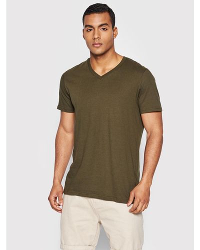 Brave Soul T-Shirt Mts-149Sainte Grün Regular Fit