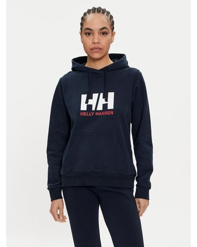 Helly Hansen Sweatshirt W Hh Logo Hoodie 2.0 34460 Regular Fit - Blau