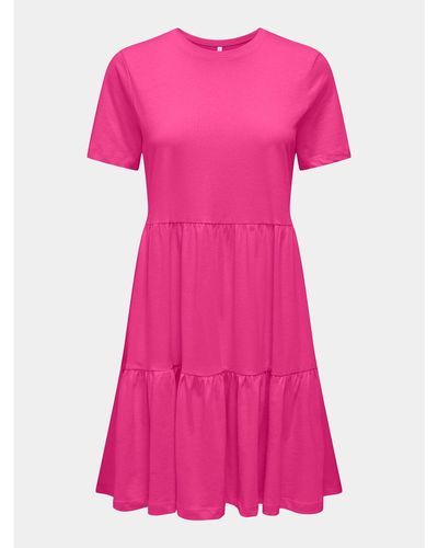 ONLY Kleid Für Den Alltag May 15286934 Regular Fit - Pink