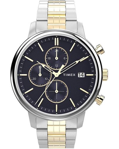 Timex Uhr Chicago Chronograf Tw2W13300 - Mettallic
