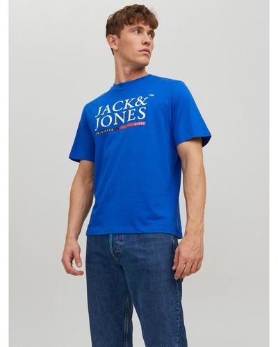Jack & Jones T-Shirt 12228542 Standard Fit - Blau