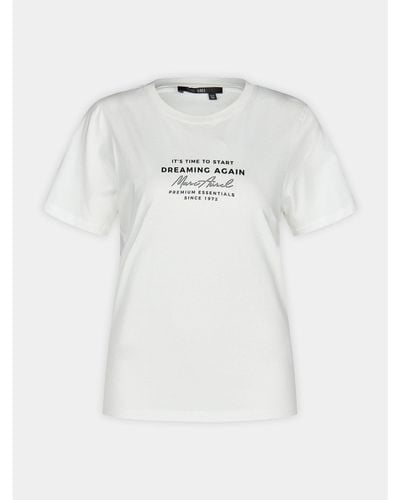 MARC AUREL T-Shirt 7522 7000 73689 Weiß Regular Fit