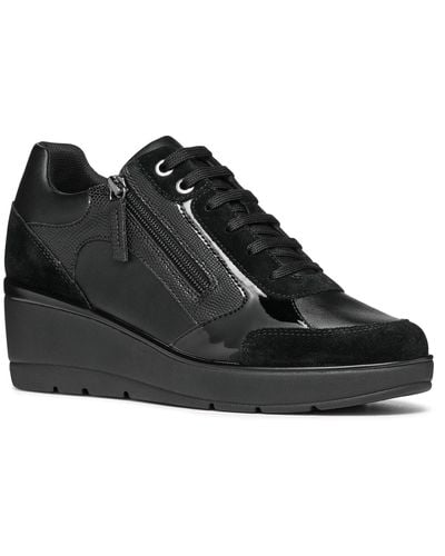 Geox Sneakers D Ilde D36Rac 05422 C9999 - Schwarz