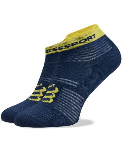 Compressport Niedrige Socken Pro Racing V4.0 Run Low Xu00047B - Blau