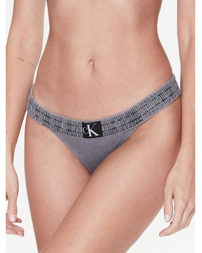 Calvin Klein Bikini-Unterteil Kw0Kw02065 - Grau