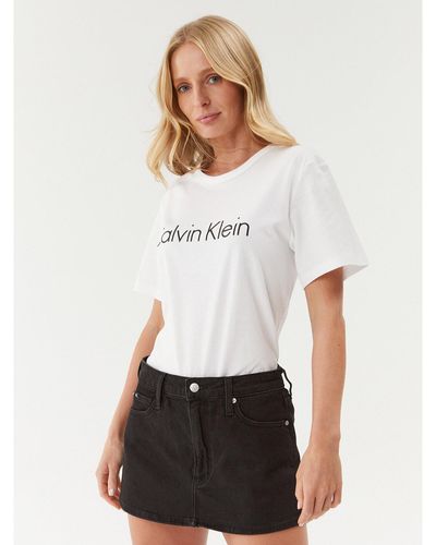 Calvin Klein T-Shirt 000Qs6105E Weiß Regular Fit