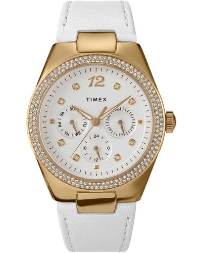 Timex Uhr Tw2V80500 Weiß - Mettallic