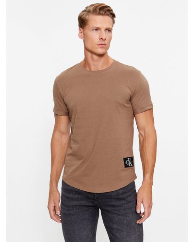 Calvin Klein T-Shirt Essential J30J315319 Regular Fit - Braun