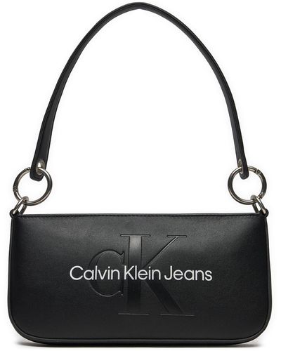 Calvin Klein Handtasche Sculpted Shoulder Pouch25 Mono K60K610679 - Schwarz