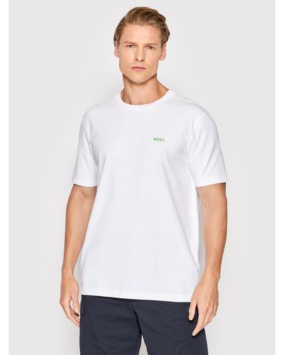 BOSS T-Shirt 50469057 Weiß Regular Fit