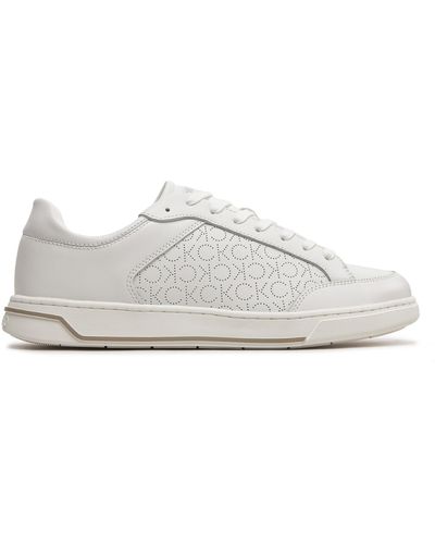 Calvin Klein Sneakers Low Top Lace Up Lth Perf Mono Hm0Hm01428 Weiß