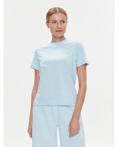 Calvin Klein T-Shirt J20J221065 Regular Fit - Blau