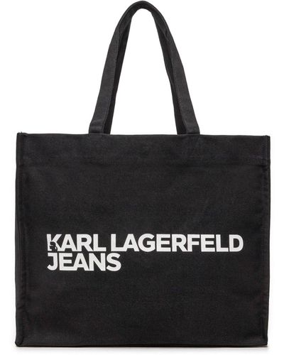 Karl Lagerfeld Handtasche 240j3920 black - Schwarz