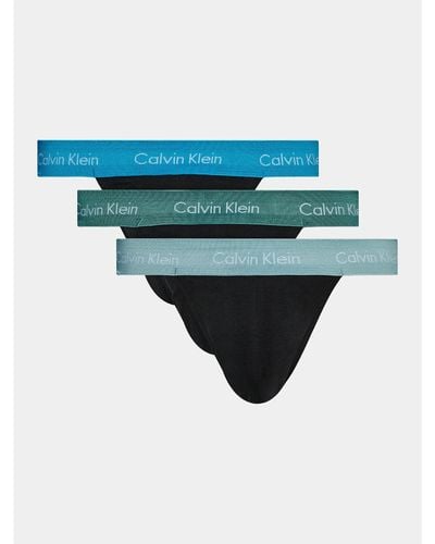 Calvin Klein 3Er-Set Jockstraps 000Nb3363A - Blau