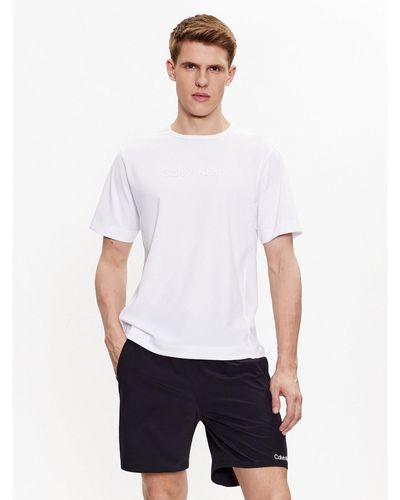 Calvin Klein T-Shirt 00Gms3K107 Weiß Regular Fit