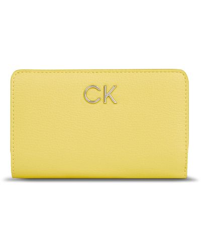 Calvin Klein Große Damen Geldbörse Ck Daily Bifold Wallet K60K611917 - Gelb
