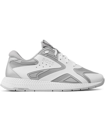 BOSS Sneakers Titanium 50493271 Weiß - Grau