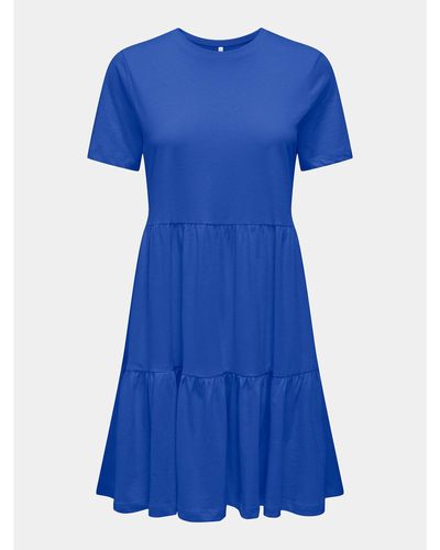 ONLY Kleid Für Den Alltag May 15286934 Regular Fit - Blau