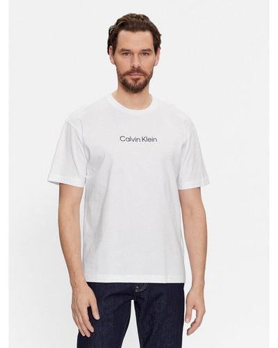 Calvin Klein T-Shirt Hero K10K111346 Weiß Regular Fit
