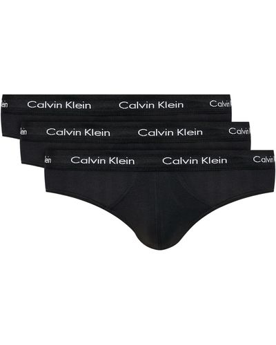 Calvin Klein 3Er-Set Slips 0000U2661G - Schwarz
