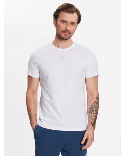 4F T-Shirt Ss23Ttshm363 Weiß Regular Fit
