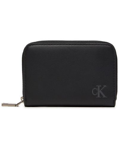 Calvin Klein Kleine Damen Geldbörse Block Med Zip Around K60K612254 - Schwarz