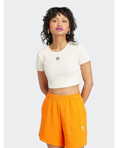 adidas T-Shirt Essentials Ij7804 Slim Fit - Orange
