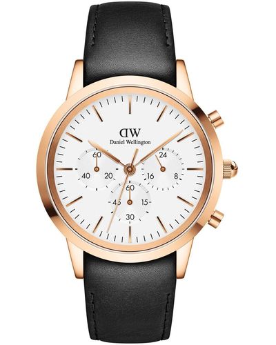 Daniel Wellington Uhr Iconic Chronograph Dw00100646 - Schwarz