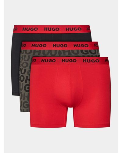 HUGO 3Er-Set Boxershorts 50510192 - Rot