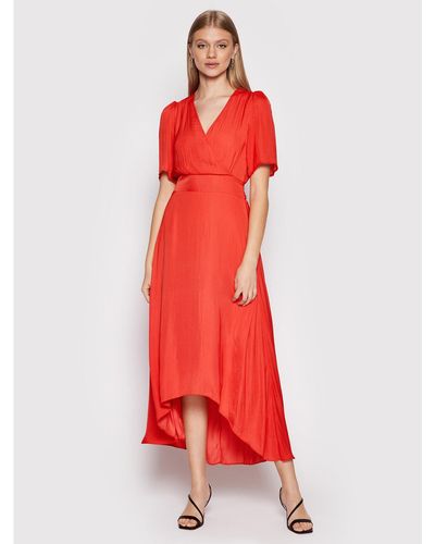 Morgan Kleid Für Den Alltag 221-Rsibila Regular Fit - Rot