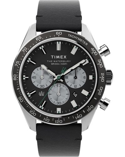 Timex Uhr Waterbury Dive Chronograph Tw2V42500 - Mettallic