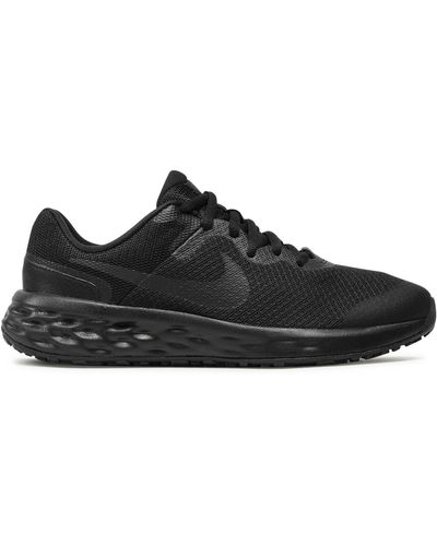 Nike Schuhe revolution 6 nn (gs) dd1096 001 black/black/dk smoke grey - Schwarz