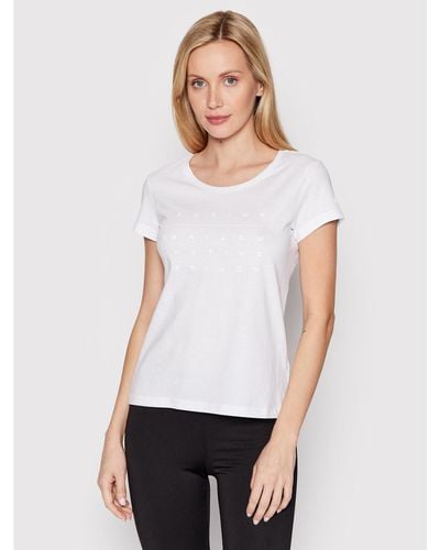 4F T-Shirt H4L22-Tsd013 Weiß Regular Fit