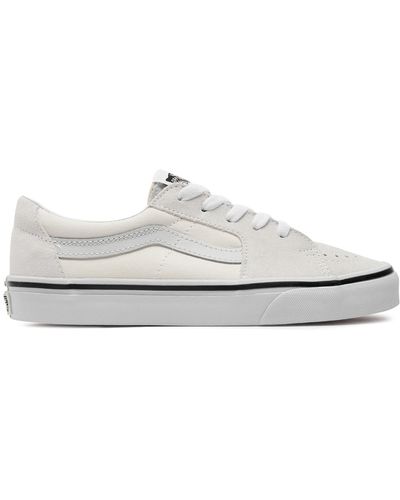 Vans Sneakers Aus Stoff Sk8-Low Vn0009Qrche1 - Weiß