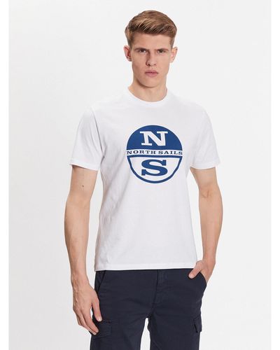 North Sails T-Shirt 692837 Weiß Regular Fit