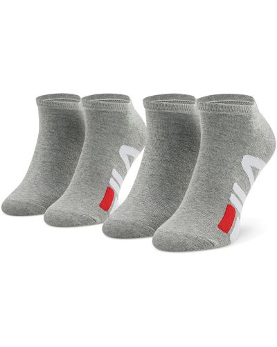 Fila 2Er-Set Niedrige -Socken Invisible F9199 - Grau