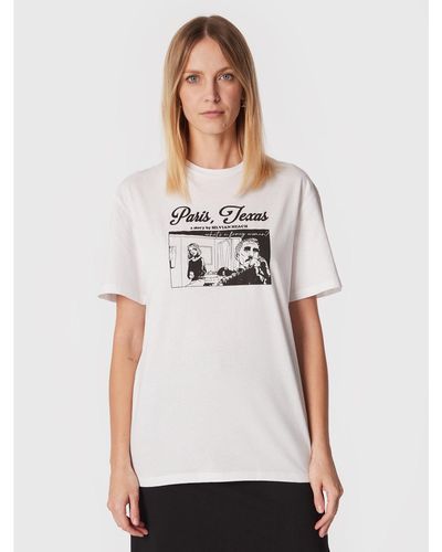 Silvian Heach T-Shirt Pga22022Ts Weiß Relaxed Fit