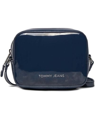 Tommy Hilfiger Handtasche Tjw Ess Must Camera Bag Patent Aw0Aw15826 - Blau