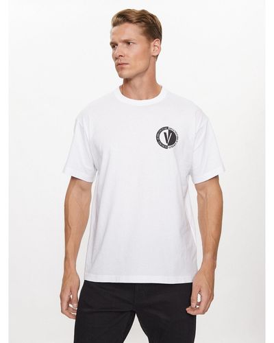 Versace T-Shirt 75Gahg07 Weiß Regular Fit