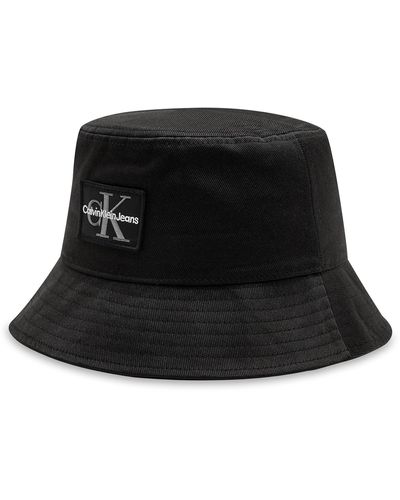 Calvin Klein Hut Mono Logo Patch Bucket Hat K50K512181 - Schwarz