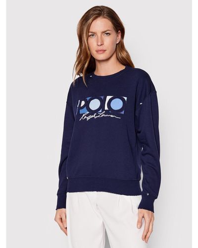 Polo Ralph Lauren Sweatshirt 211863429002 Regular Fit - Blau