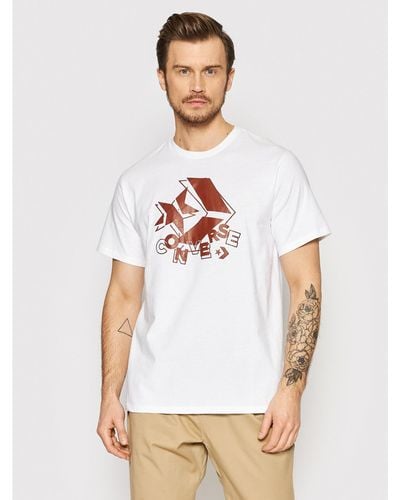 Converse T-Shirt 10022944-A02 Weiß Standard Fit