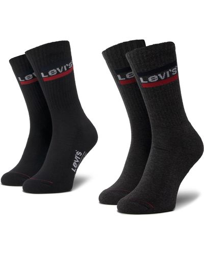 Levi's 2Er-Set Hohe -Socken 37157-0153 - Schwarz