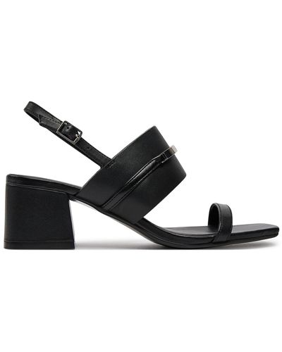 Calvin Klein Sandalen heel sandal 45 met bar lth hw0hw02056 black beh - Schwarz